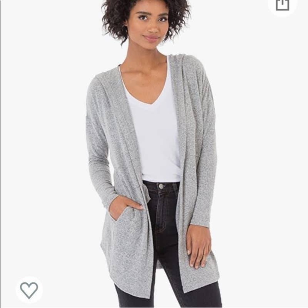 Z Supply Grey Cardigan with pockets